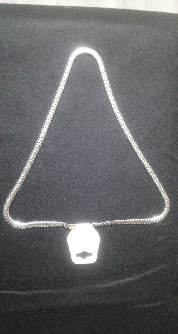 Gri Erkek Zincir Kolye - Görsel 4