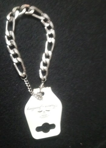 Minimalist Siyah Rock Punk Erkek Bileklik - Görsel 3