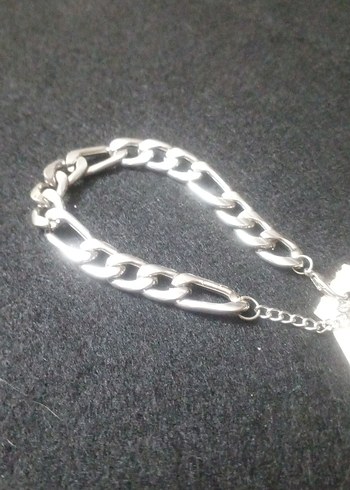 Minimalist Siyah Rock Punk Erkek Bileklik - Görsel 4