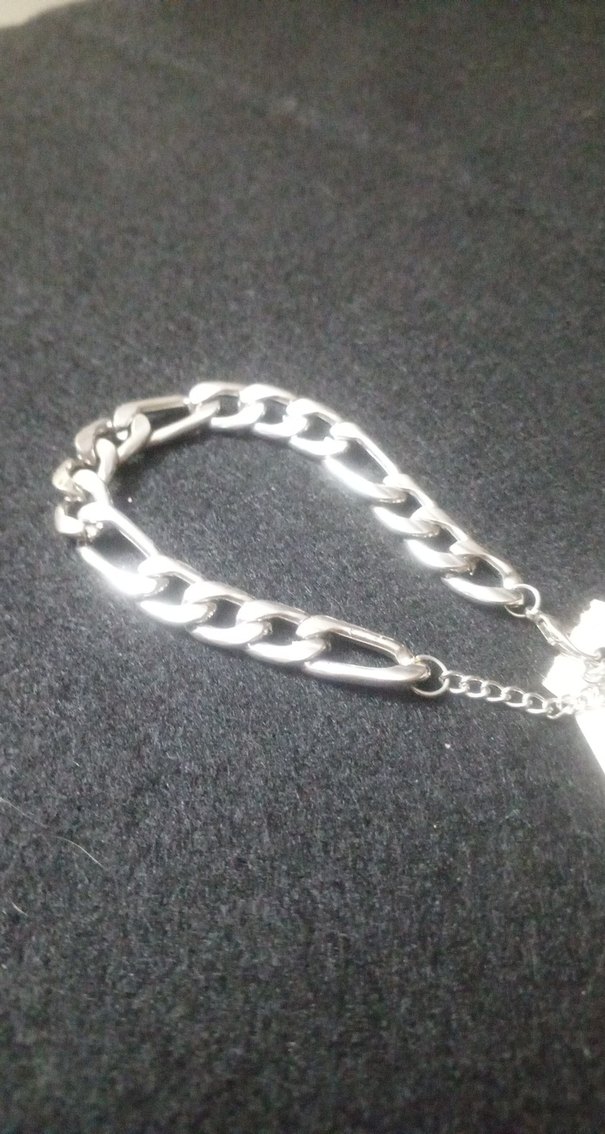 Minimalist Siyah Rock Punk Erkek Bileklik - Görsel 4