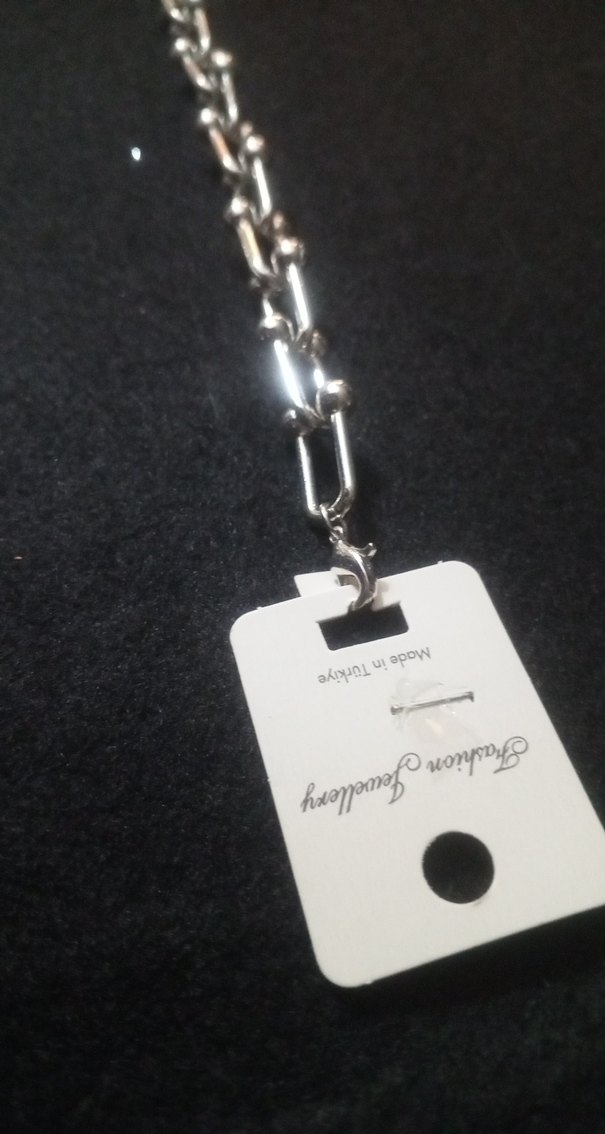 Zincir Detaylı Siyah Rock Punk Kadın El Zinciri - Görsel 2