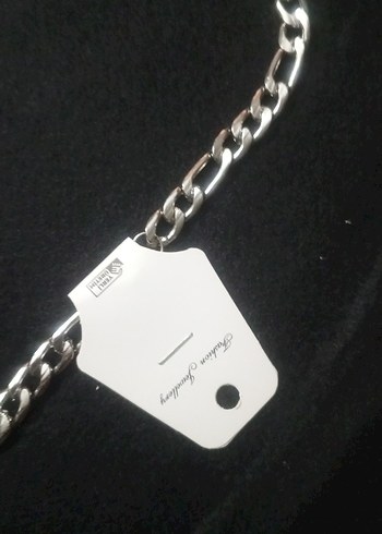 Gri Minimalist Erkek Kolye - Görsel 3