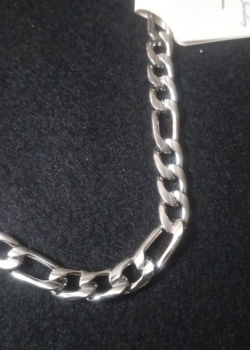 Gri Minimalist Erkek Kolye - Görsel 2