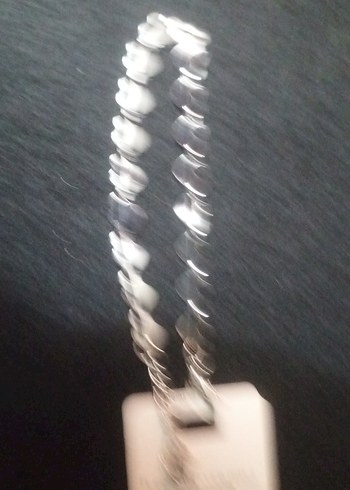 Zincir Detaylı Siyah Kadın Bileklik - Görsel 4