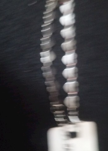 Zincir Detaylı Siyah Kadın Bileklik - Görsel 3