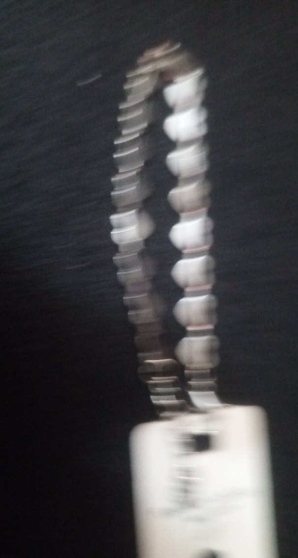 Zincir Detaylı Siyah Kadın Bileklik - Görsel 3