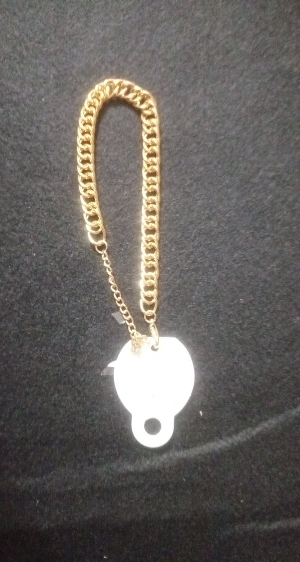 Altın Renk Zincir Detaylı Kadın El Zinciri - Görsel 4