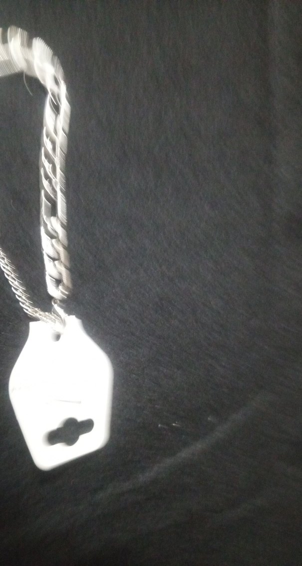 Zincir Detaylı Siyah Kadın Bileklik - Görsel 3