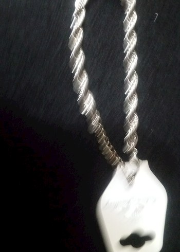 Gri Zincir Detaylı Minimalist Kadın Bileklik - Görsel 3