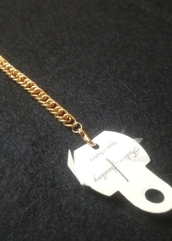 Altın Renk Zincir Detaylı Kadın El Zinciri - Görsel 2