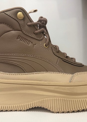 Puma Bej Platform Topuklu Kadin Spor Ayakkabi