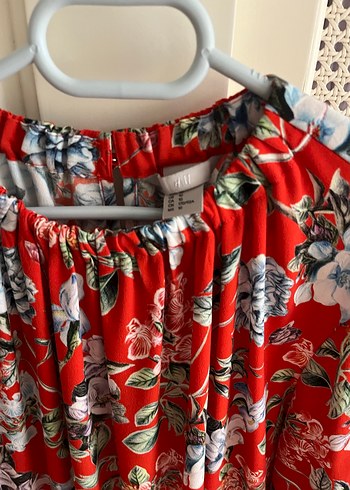 Kırmızı Bohem Uzun Kollu Salaş Elbise - Görsel 3