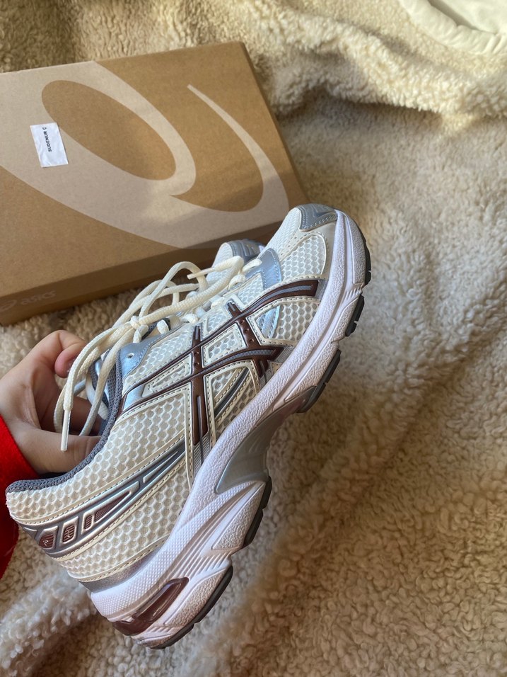 Asics Kadın Krem Spor Ayakkabı - Görsel 5