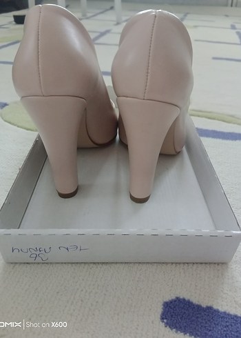 Bej Stiletto Kadın Ayakkabı - Görsel 3