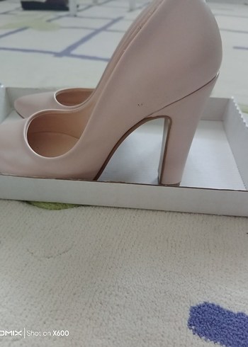 Bej Stiletto Kadın Ayakkabı - Görsel 2