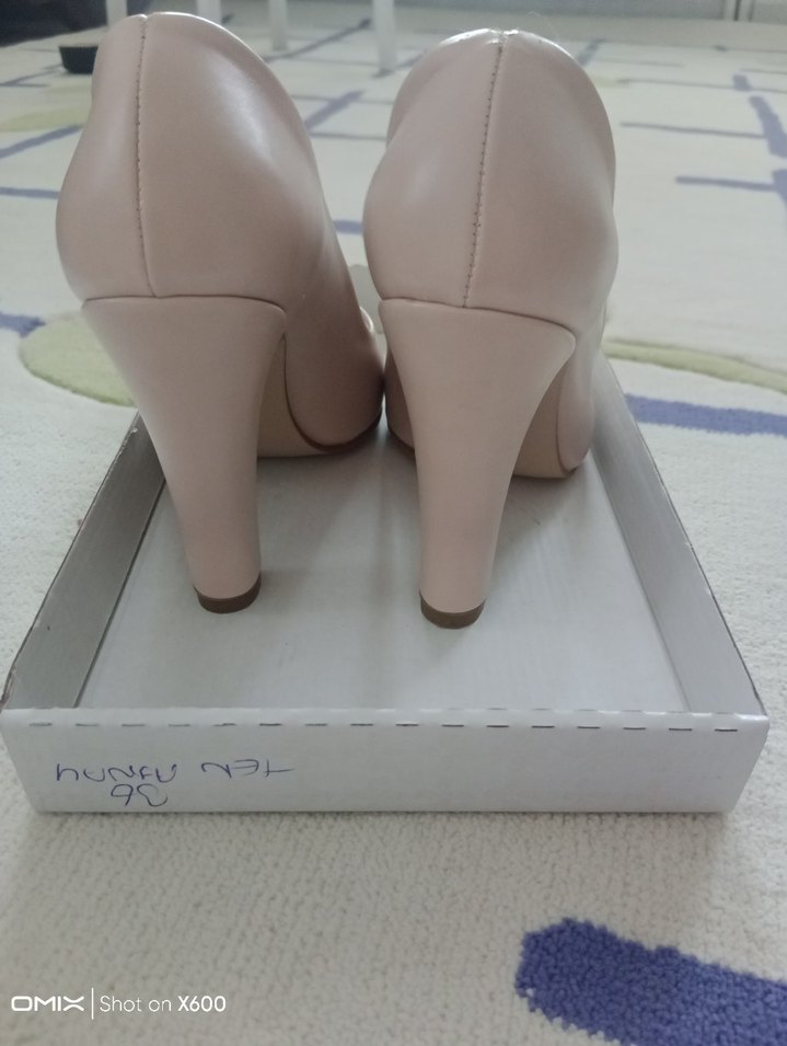 Bej Stiletto Kadın Ayakkabı - Görsel 3