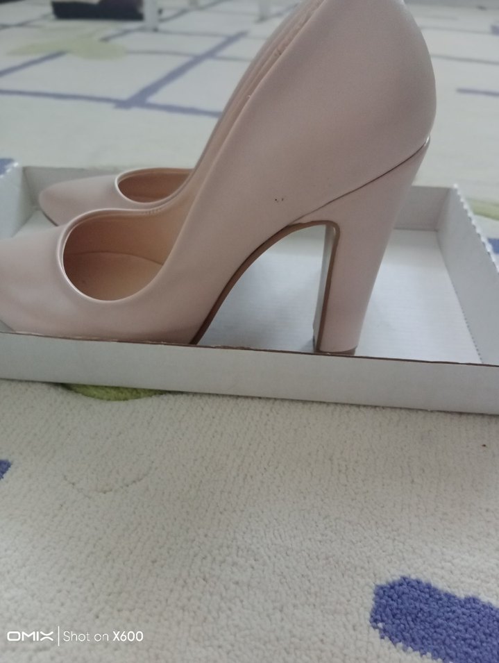 Bej Stiletto Kadın Ayakkabı - Görsel 2