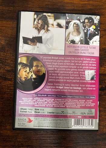 Bridget Jones'un Günlüğü DVD Türkçe Sıfır - Görsel 2