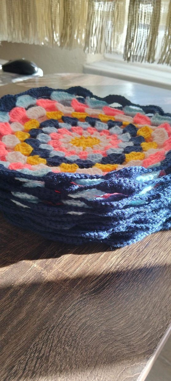 Çiçek Desenli Örgü Amerikan Servisi Takımı - Görsel 4