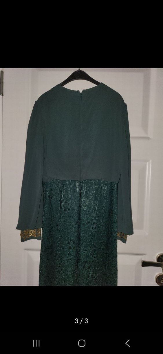 Uzun Kollu Kadın Elbise - Görsel 3