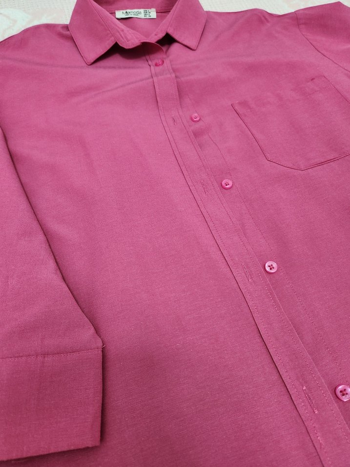 pembe gömlek - Görsel 2