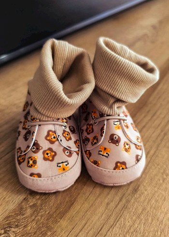 Aslan Desenli Erkek Bebek Patik - Görsel 4