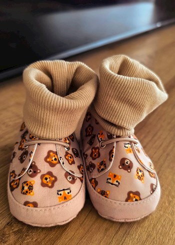 Aslan Desenli Erkek Bebek Patik - Görsel 5