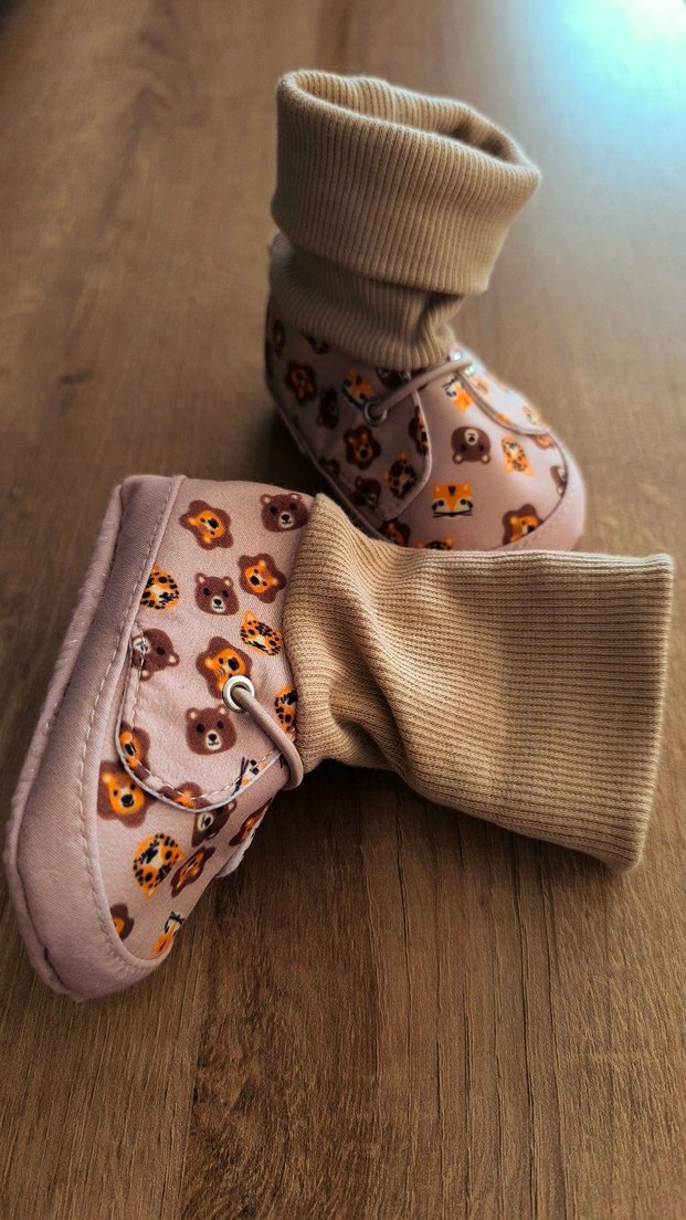 Aslan Desenli Erkek Bebek Patik - Görsel 3