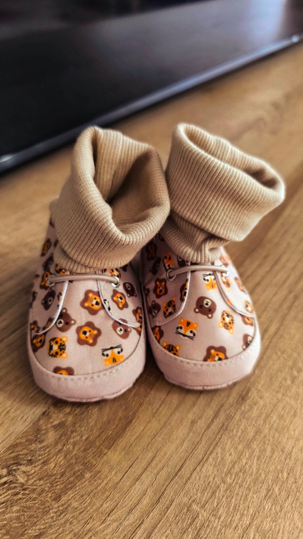 Aslan Desenli Erkek Bebek Patik - Görsel 4