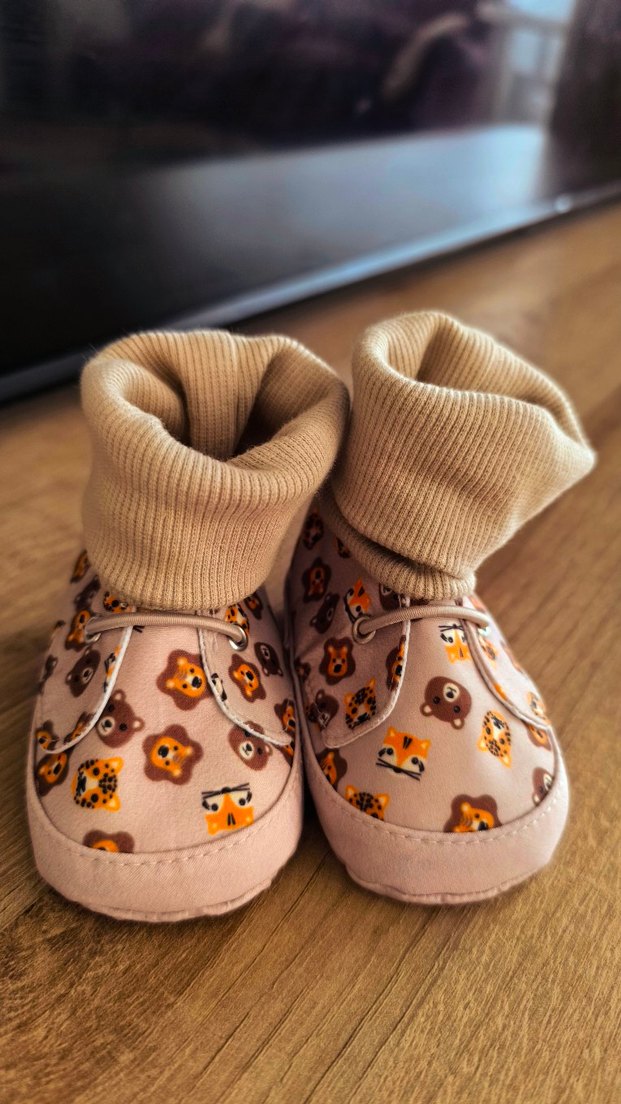 Aslan Desenli Erkek Bebek Patik - Görsel 5