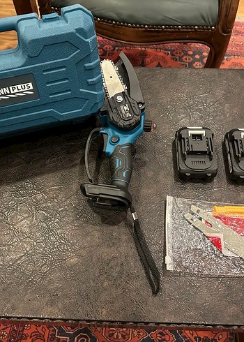 Kompakt Mavi Mini Zincirli Testere Seti - Görsel 2