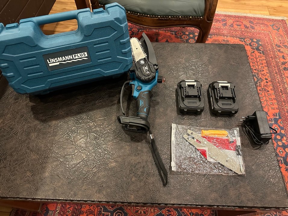 Kompakt Mavi Mini Zincirli Testere Seti - Görsel 2