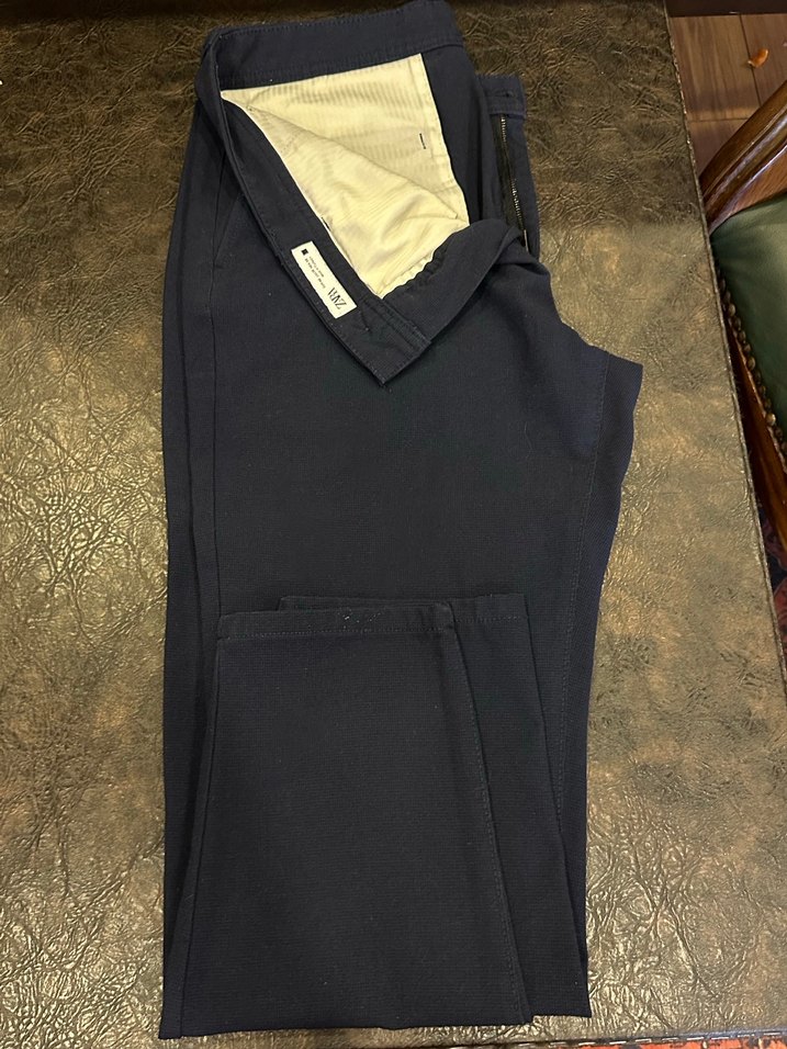 Erkek Lacivert Fermuarlı Kumaş Zara Pantolon - Görsel 2