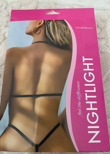 Siyah Desenli Mini Gotik Kadın İç Giyim - Görsel 2