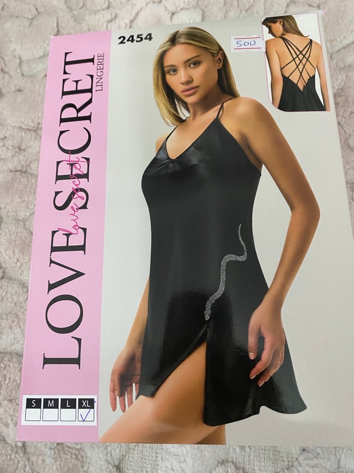 Bordo Parlak Yılan Desenli Mini Gecelik - Görsel 2