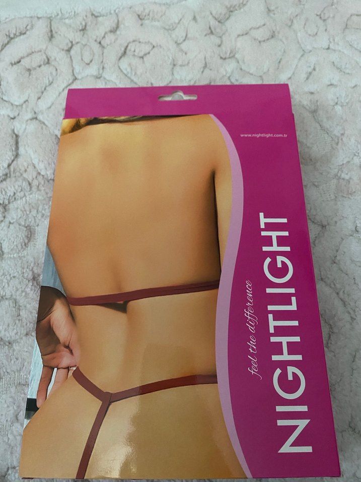 Bordo Bohem Mini Dantel Sütyen Takımı - Görsel 2