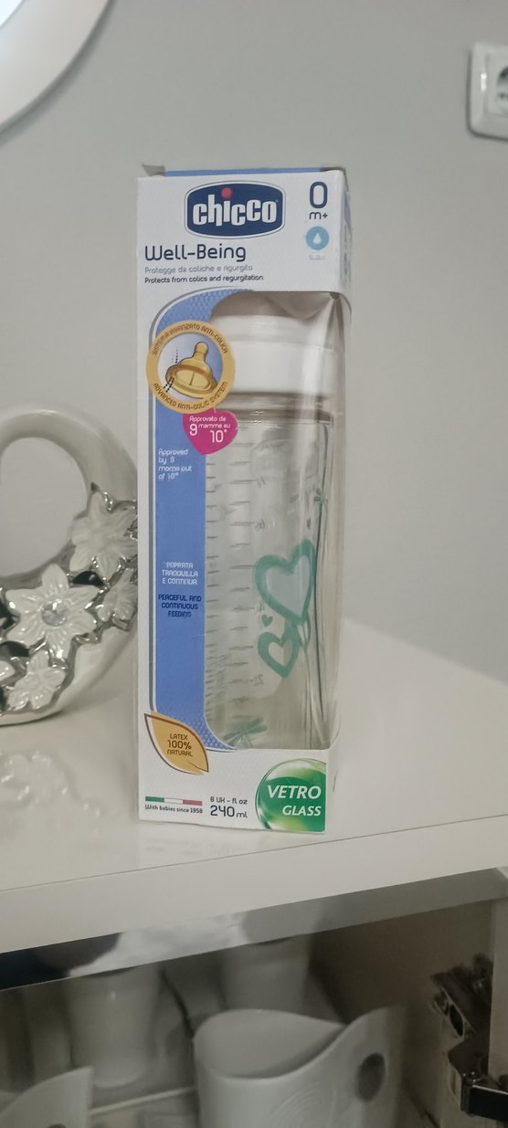 Bebek Biberonu Beyaz Kapaklı - Görsel 2