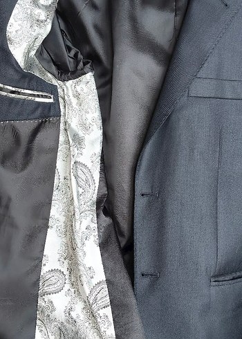 Lacivert Düğmeli Erkek Ceket - Görsel 4