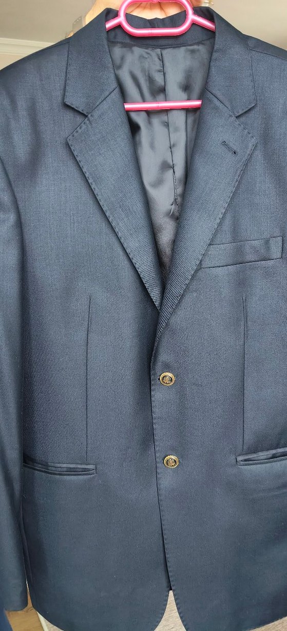 Lacivert Düğmeli Erkek Ceket - Görsel 2