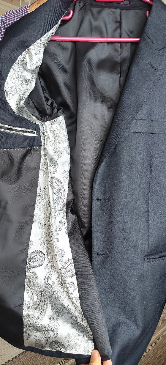 Lacivert Düğmeli Erkek Ceket - Görsel 4