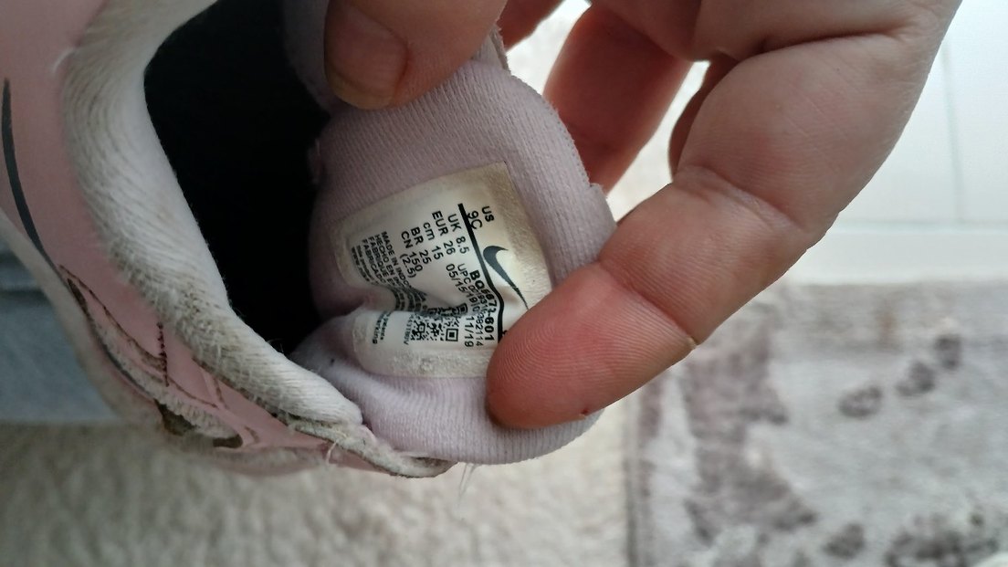 Kız Çocuk Pudra Pembe Cırt Cırtlı Spor Ayakkabı - Görsel 3