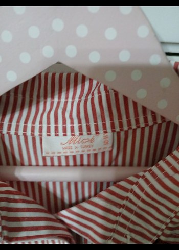 Kırmızı Nakışlı Uzun Kollu Kız Elbisesi - Görsel 3