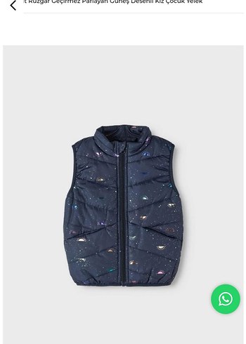 kiz cocuk sisme yelek - Görsel 5