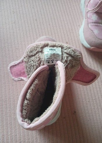 Vicco Monny Kürklü Kız Çocuk Pembe Bot - Görsel 5