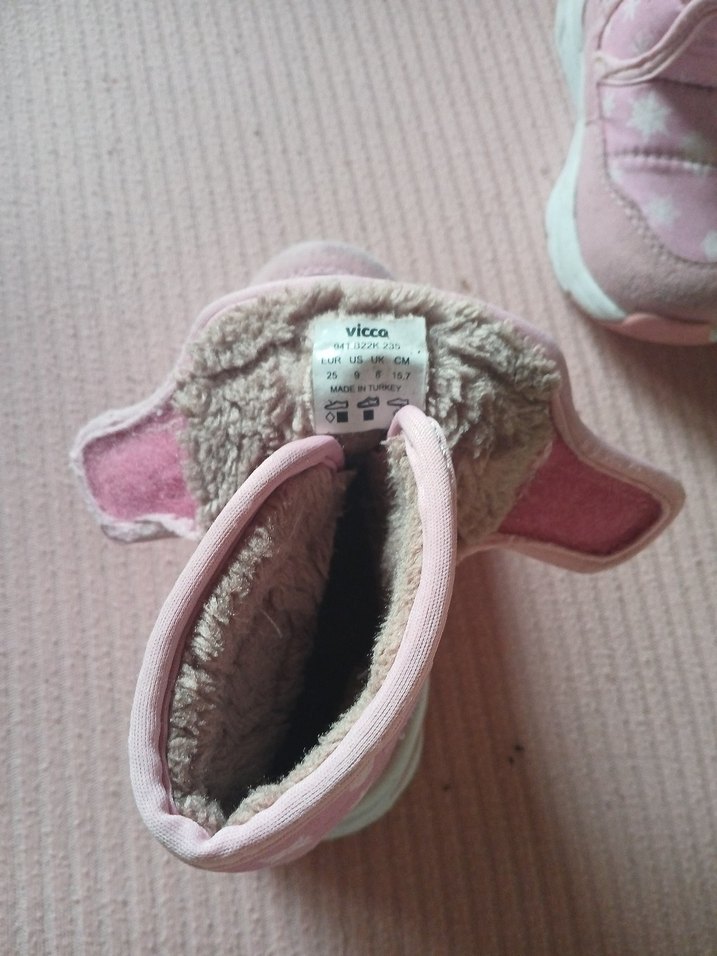 Vicco Monny Kürklü Kız Çocuk Pembe Bot - Görsel 5