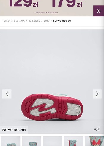 Çocuk Turkuaz Minnie Desenli Cırt Cırtlı Bot - Görsel 5