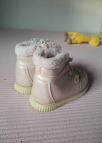 LCW STEPS Pembe Kürklü Kız Bebek Bot - Görsel 9