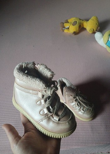 LCW STEPS Pembe Kürklü Kız Bebek Bot - Görsel 10