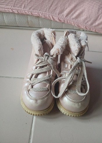 LCW STEPS Pembe Kürklü Kız Bebek Bot - Görsel 6