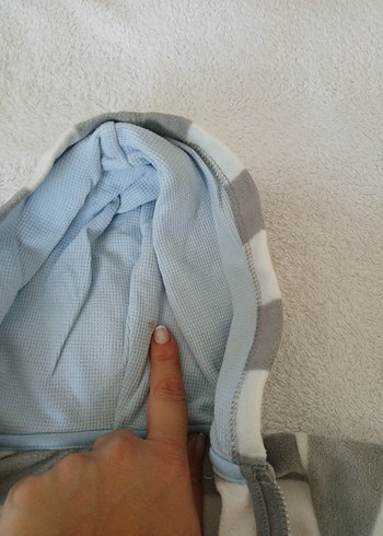 Kapüşonlu Gri Erkek Çocuk Fermuarlı Sweatshirt - Görsel 3